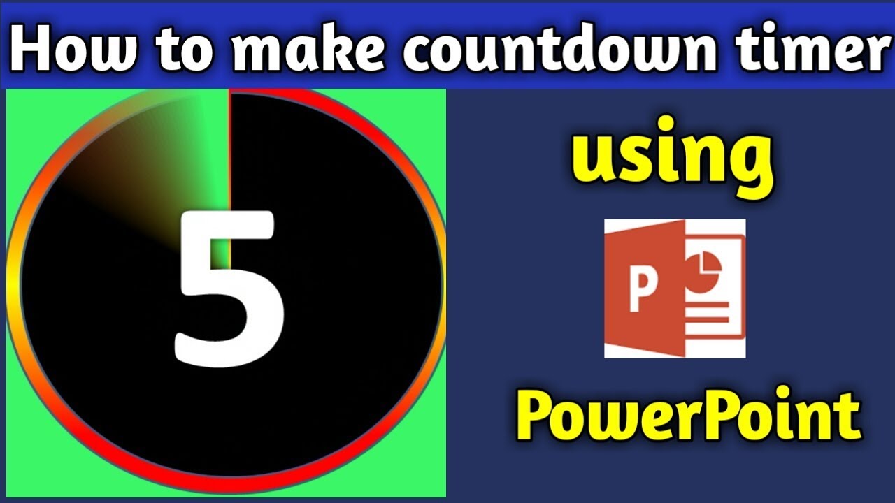 embed countdown timer on powerpoint
